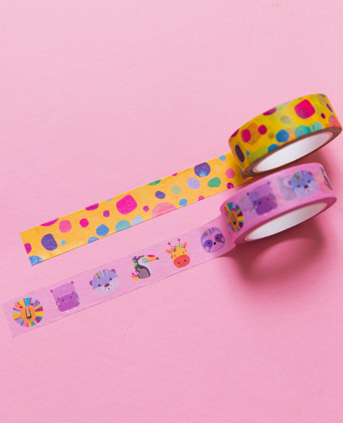 Pink Washi Tape Look Set Of Pink Photographic Print for Sale by Rainbows  Rock